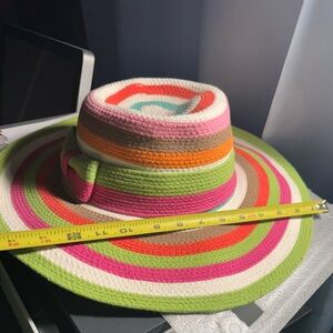 Kate Spade Multicolor Striped Hat